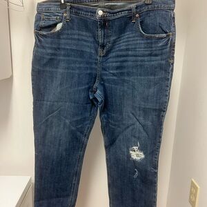 Old Navy Dark Blue Boyfriend Jeans